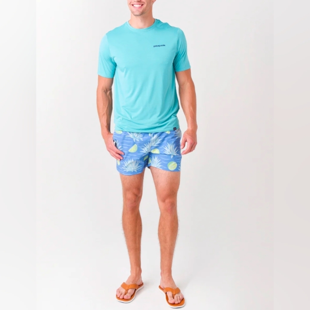 CHUBBIES The Salt Times 5.5" Stretch Swim Trunks Size Large
